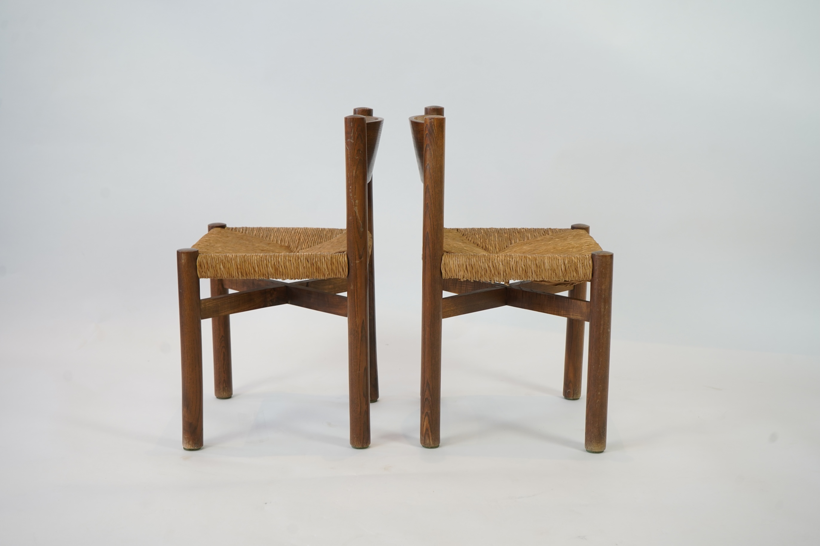 Charlotte Perriand (French, 1903-1999) A pair of 'No. 27' or 'Meribel' side chairs